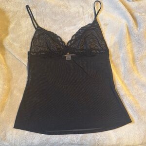 Victoria's Secret || Black Lace Cami Top (M)